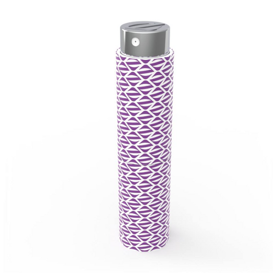 TCOV001  Purse perfume case Monogram - Purple and white